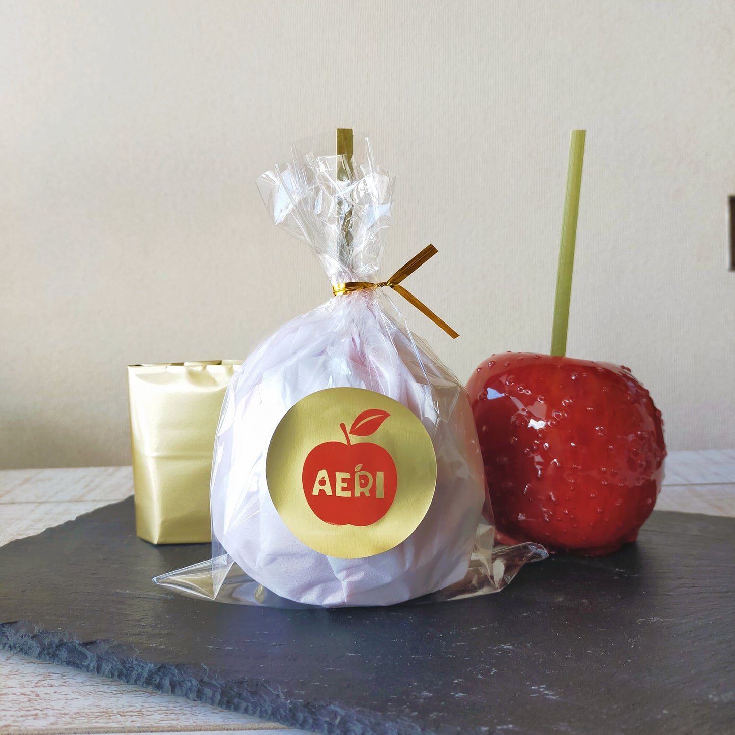 抹茶(りんご飴)